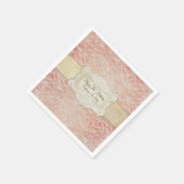 21. Geburtstag Party Vintag Französisch Regency La Serviette (Ecke)