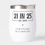 21. Geburtstag personalisiert 21. Est 2004 (Links)