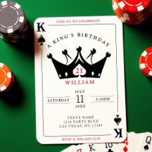 21. Geburtstag Poker-Karte des Museo Cantonale d'A