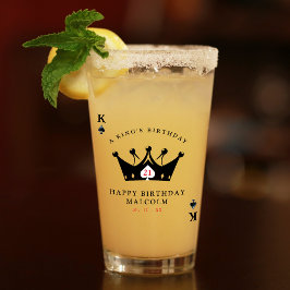 21. Geburtstag Poker-Karte des Museo Cantonale d'A Glas