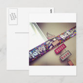 21. Geburtstag Postkarte (Vorne/Hinten)