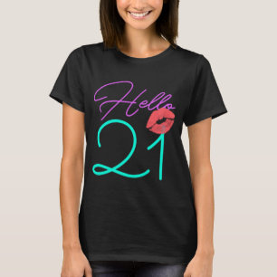 21. Geburtstag Rosa Frauen T-Shirt