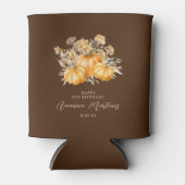 21. Geburtstag Rustic Boho Pumpkin Fall Foliage Dosenkühler (Vorderseite)