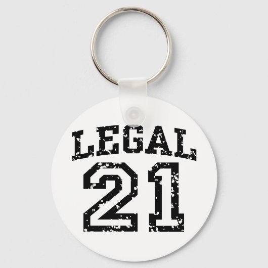 21. Geburtstag Schlüsselanhänger (Vorderseite)