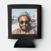 21. Geburtstag Schwarzes Gold mit Foto Dosenkühler (Rückseite)