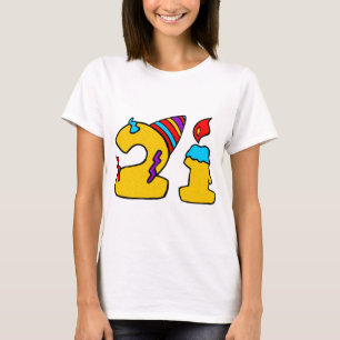 21. Geburtstag T-Shirt
