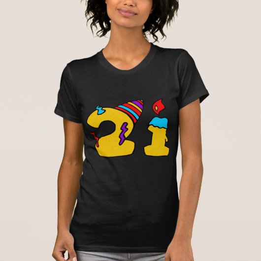 21. Geburtstag T-Shirt (Vorderseite)