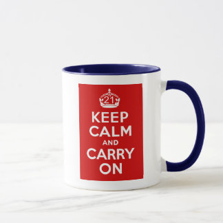 21. Geburtstag Tasse