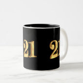 21. Geburtstag Tasse 3D-Bildnummer (VorderseiteRechts)