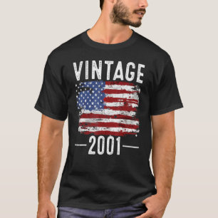 21. Geburtstag US-Flagge Vintage amerikanische Fla T-Shirt