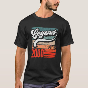 21. Geburtstag Vintag 2000 21 Jahre alt für Frauen T-Shirt