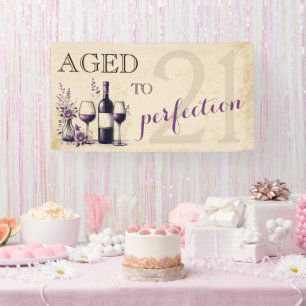 21. Geburtstag vollendet Banner