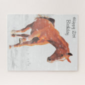 21. Geburtstag wünscht. Puzzle (Horizontal)