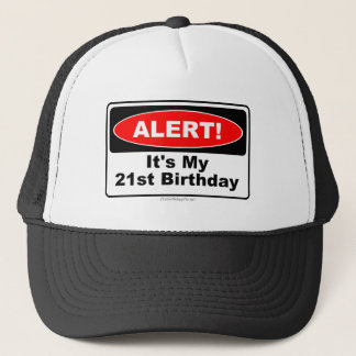 21 Geburtstags-Geschenke ALARM! Sein mein 21. Truckerkappe