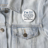 21. Geburtstags-Geschenke Button (Beispiel)
