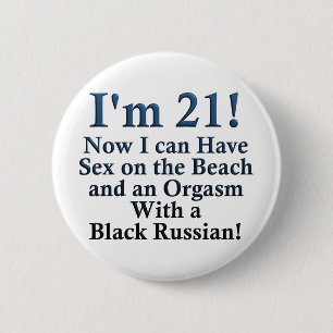 21. Geburtstags-Geschenke Button