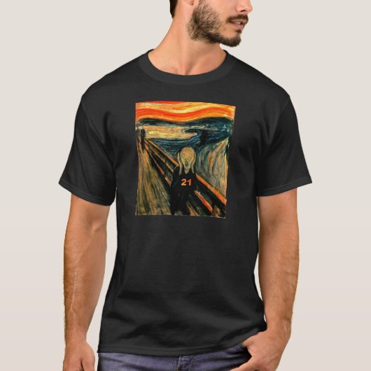 21. Geburtstags-Geschenke T-Shirt (Vorderseite)