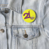 21. Geburtstags-Party-Knopf Button (Beispiel)