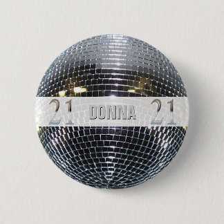 21. Geburtstags-Silber | Nr. 21 Button