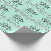 21. Geburtstags-silberne Geschenkpapier (Ecke)