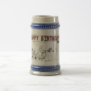 21. Geburtstags-Tasse Bierglas