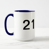 21. Geburtstags-Tasse Tasse (Links)