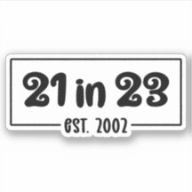 21. Geburtstagsfeier 21 im 23. Est 2002