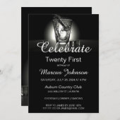 21. Geburtstagsfeier Einladung (Vorne/Hinten)