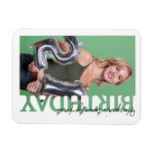 21. Geburtstagsfoto College-Party Magnet (Horizontal)