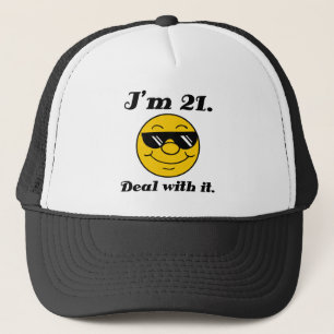 21. Geburtstagsgeschenk Truckerkappe