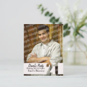 21. Geburtstagskarte Postkarte (Stehend Vorderseite)