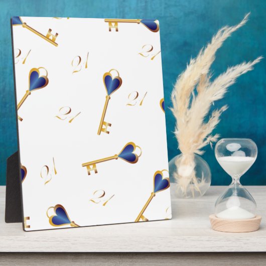 21. Geburtstagskarten Fotoplatte (Seite)