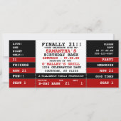 21. Geburtstagskonzert Einladung (Vorderseite)