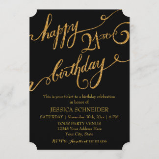 21. Geburtstagsparty Einladung