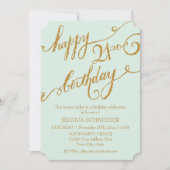 21. Geburtstagsparty Einladung (Vorderseite)