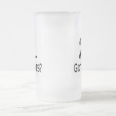 21 got Schüsse Mattglas Bierglas (Mittel)