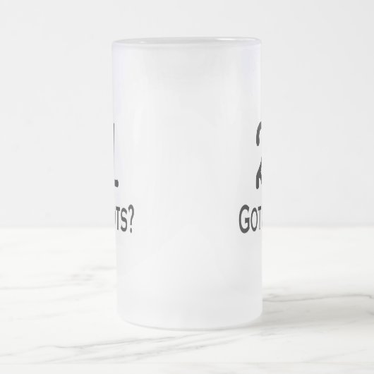 21 got Schüsse Mattglas Bierglas (Mittel)