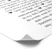 21 Gründe, warum wir Sie Liebe FOTO Poster (Ecke)