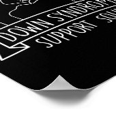21 Hand-Down-Syndrom Poster (Ecke)