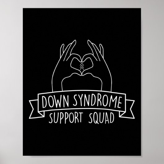 21 Hand-Down-Syndrom Poster (Vorne)