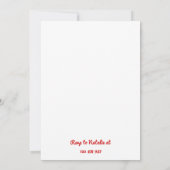 21. Handgezeichnete farbenfrohe Streifen zum Gebur Einladung (Rückseite)