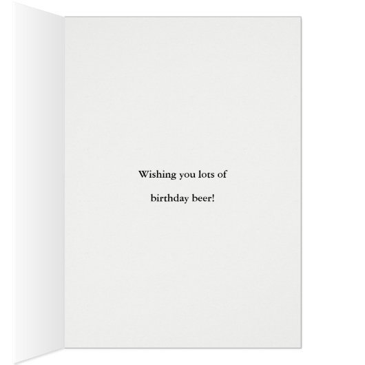 21. Happy Beer Day Birthday (Innen (Rechts))