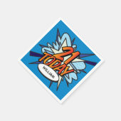 21 HEUTIGE Fun Retro Comic Book Serviette (Ecke)