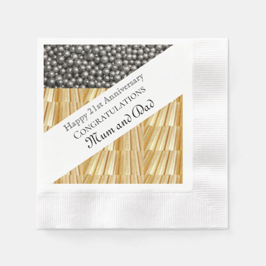 21. Hochzeit Serviette (Vorderseite)