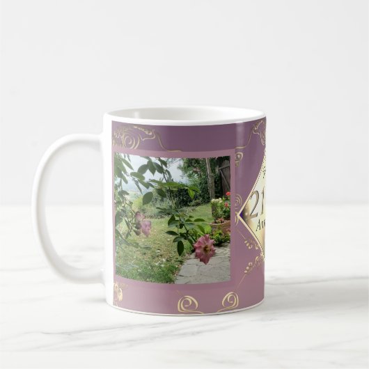 21. Hochzeitstag 2FotosBrass und Iolite Kaffeetasse (Links)