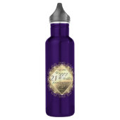 21. Hochzeitstag Brass Iolite Edelstahlflasche (Links)