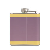 21. Hochzeitstag Brass & Iolite Flachmann (Rückseite)