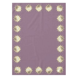 21. Hochzeitstag Brass & Iolite Tischdecke