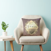21. Hochzeitstag Brass und Iolite Kissen (Stuhl )