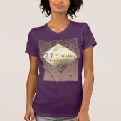 21. Hochzeitstag Brass und Ioliter T - Shirt (Vorderseite)